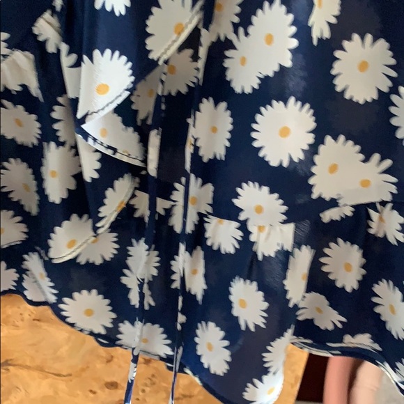 Realisation Par Blue Daisy Ruffle Wrap Dress XS - Picture 3 of 4